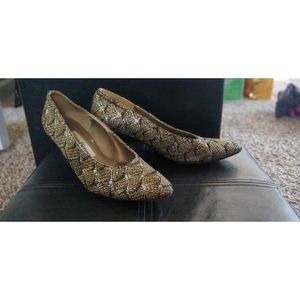 Evan Picone Vintage Sequin Flapper Style Heels